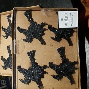 NWT set of 8 witch napkin rings